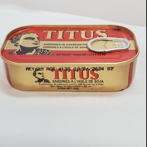 Titus Sardines in Oil 
