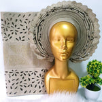 Gold Gele Headtie & wrap