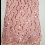 Baby Pink Sequence Lace