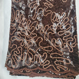 Sequin Chocolate Lace 